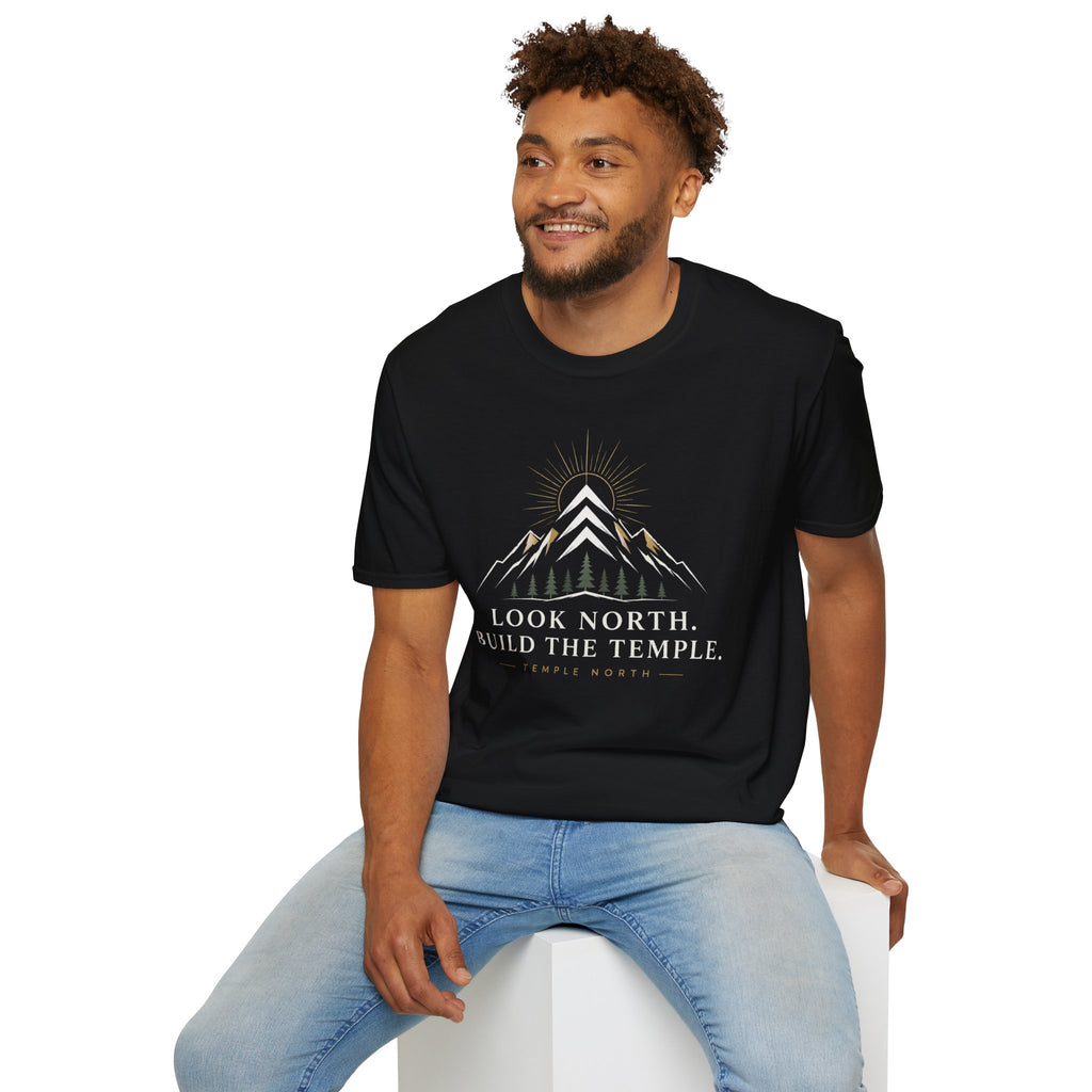 Look North. Build The Temple T-Shirt