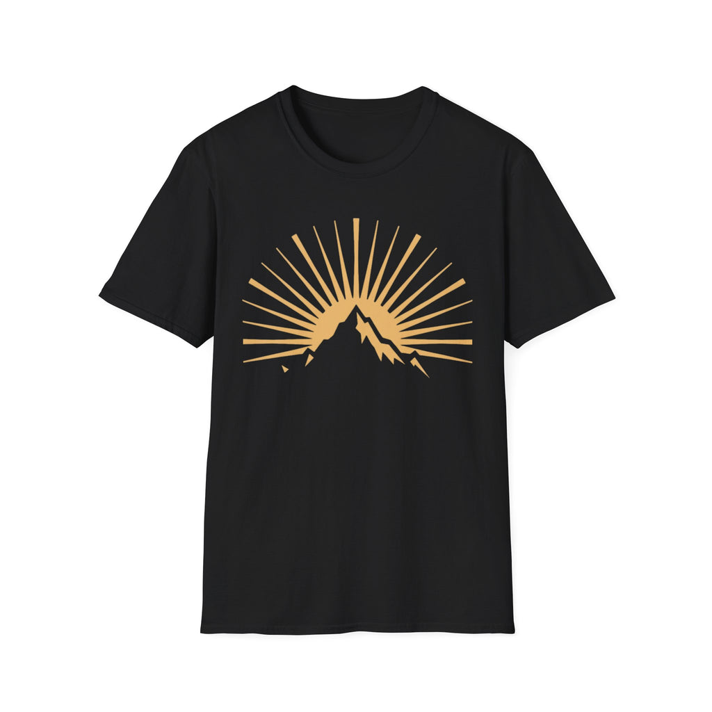 Sun and Mountain Temple North  T-Shirt