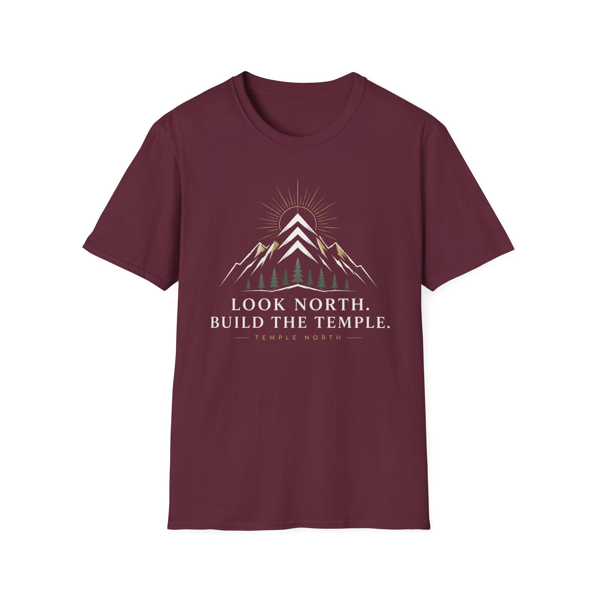 Look North. Build The Temple T-Shirt