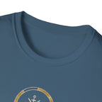 Humble Courageous Strong-Temple North (Mountain & Compass) T-Shirt