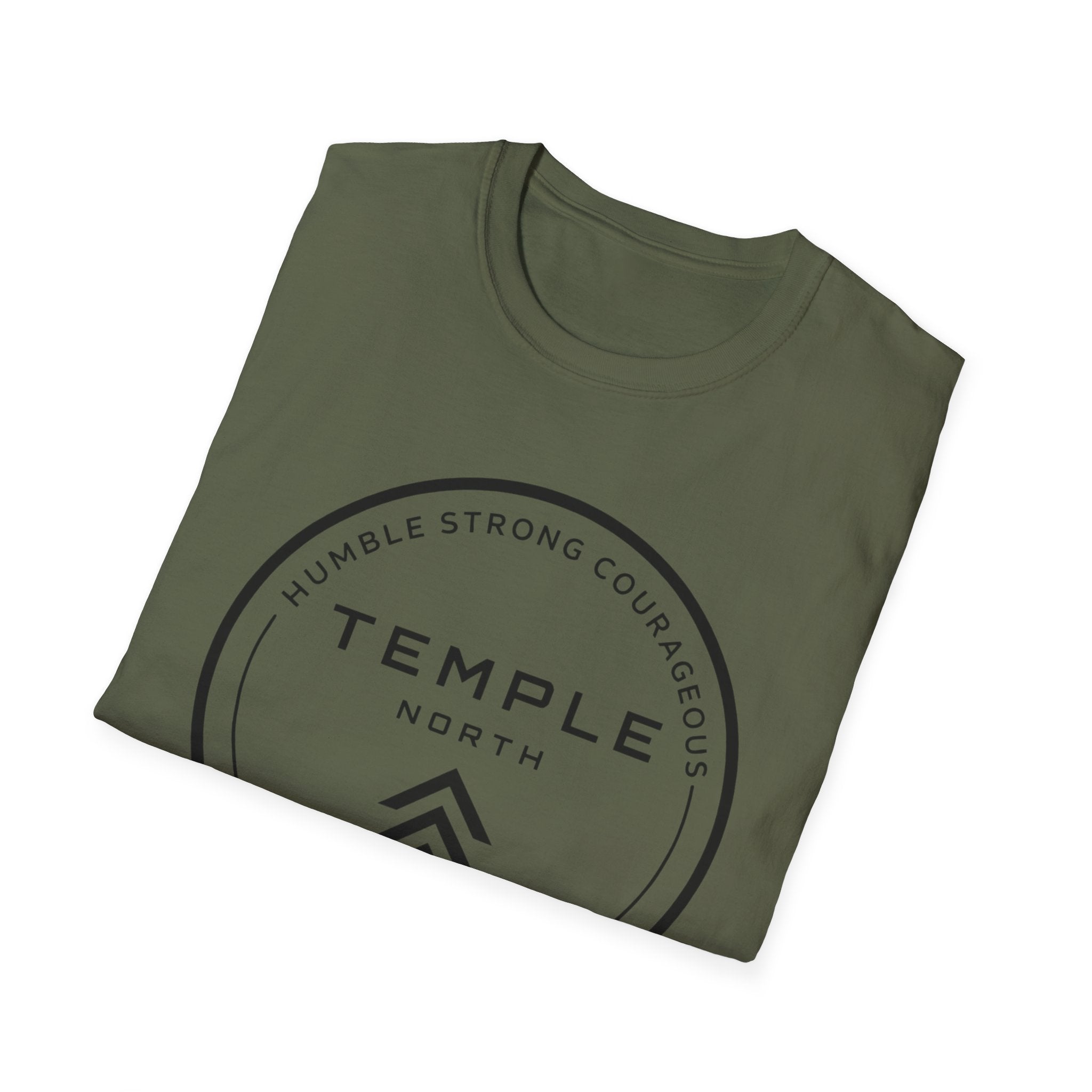 Humble Strong Courageous-Temple North T-Shirt