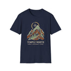 Humble Courageous Strong-Temple North (Mountain & Compass) T-Shirt