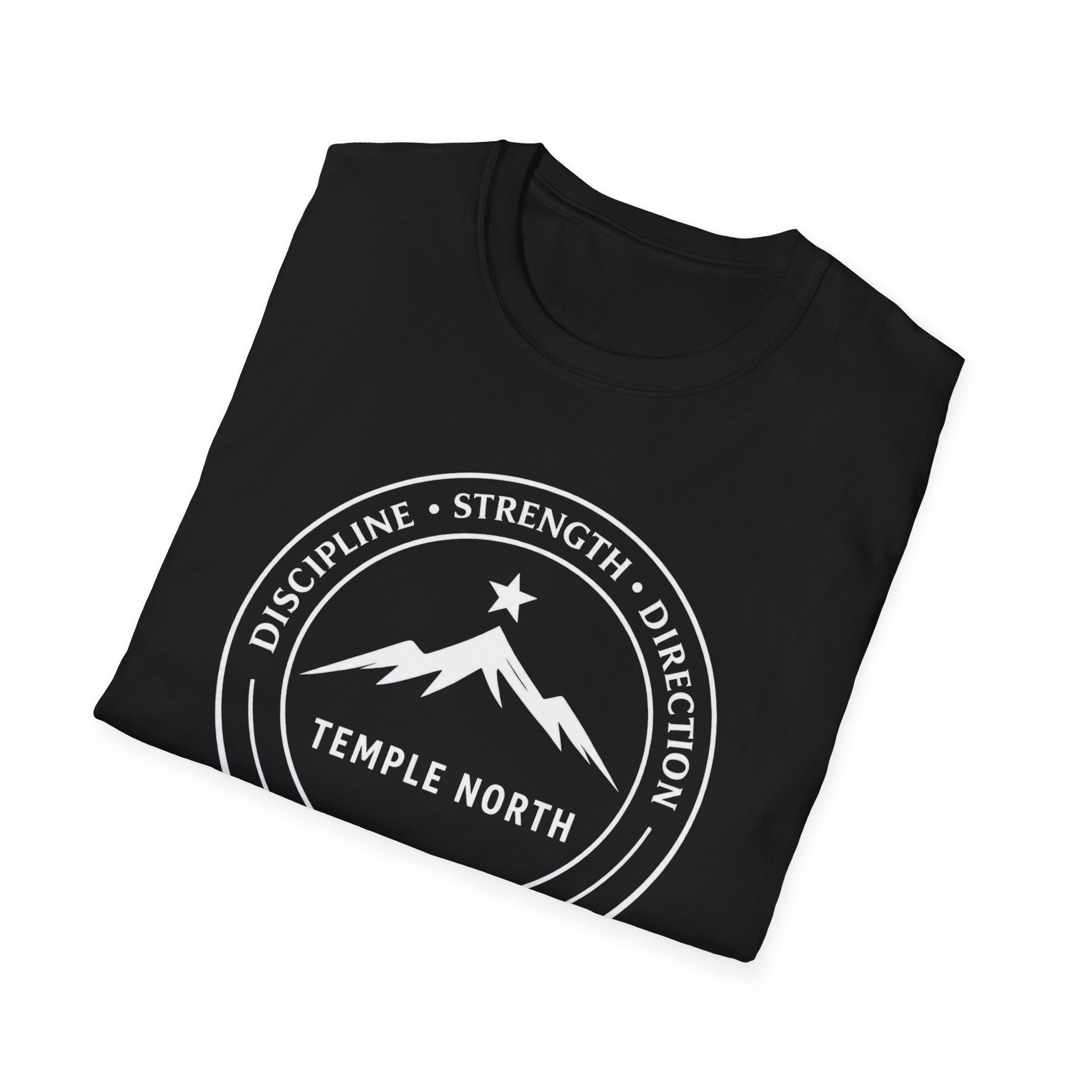 Discipline Strength Direction-Temple North (White) T-Shirt