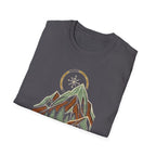 Humble Courageous Strong-Temple North (Mountain & Compass) T-Shirt