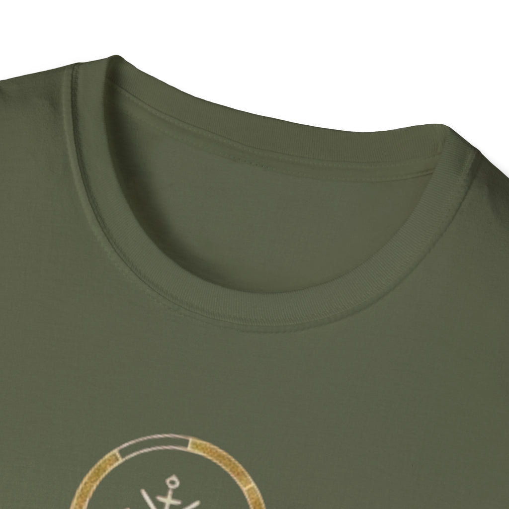Humble Courageous Strong-Temple North (Mountain & Compass) T-Shirt