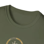 Humble Courageous Strong-Temple North (Mountain & Compass) T-Shirt