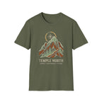 Humble Courageous Strong-Temple North (Mountain & Compass) T-Shirt