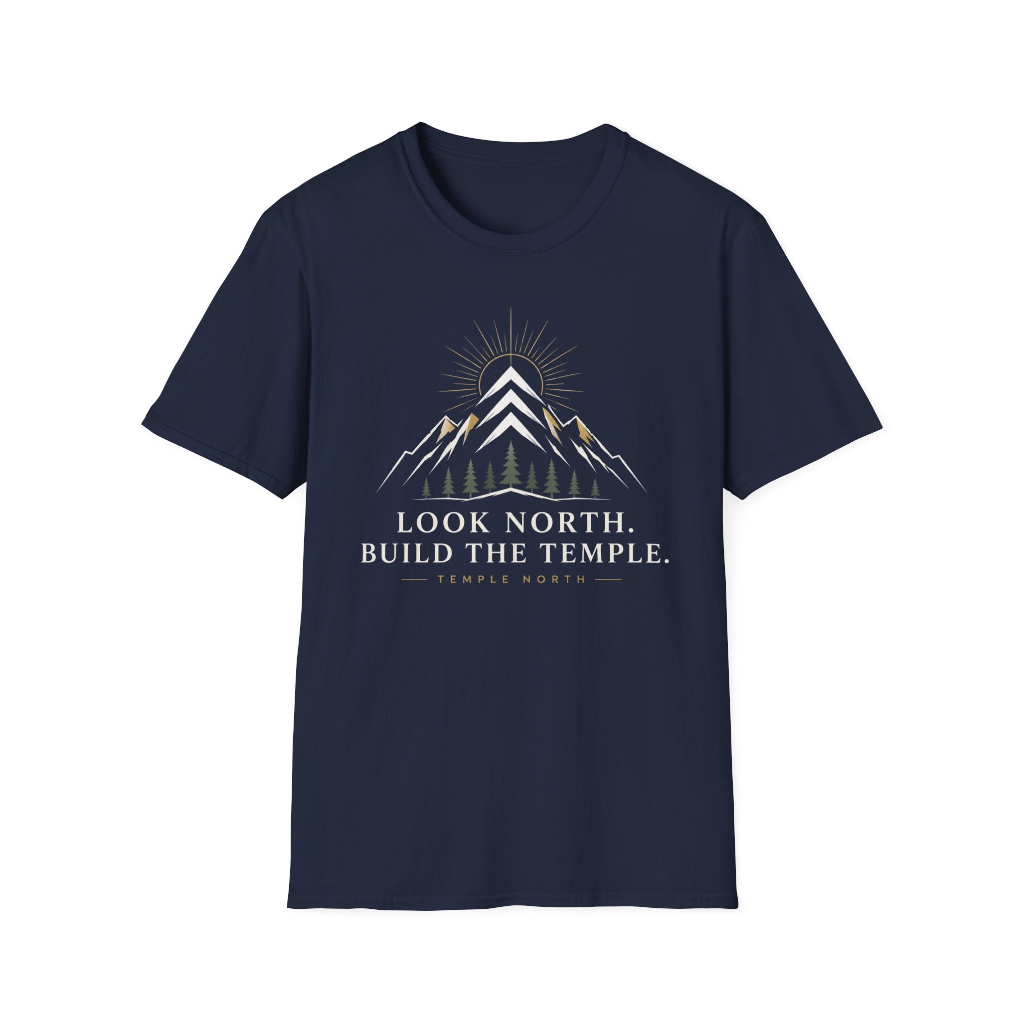 Look North. Build The Temple T-Shirt