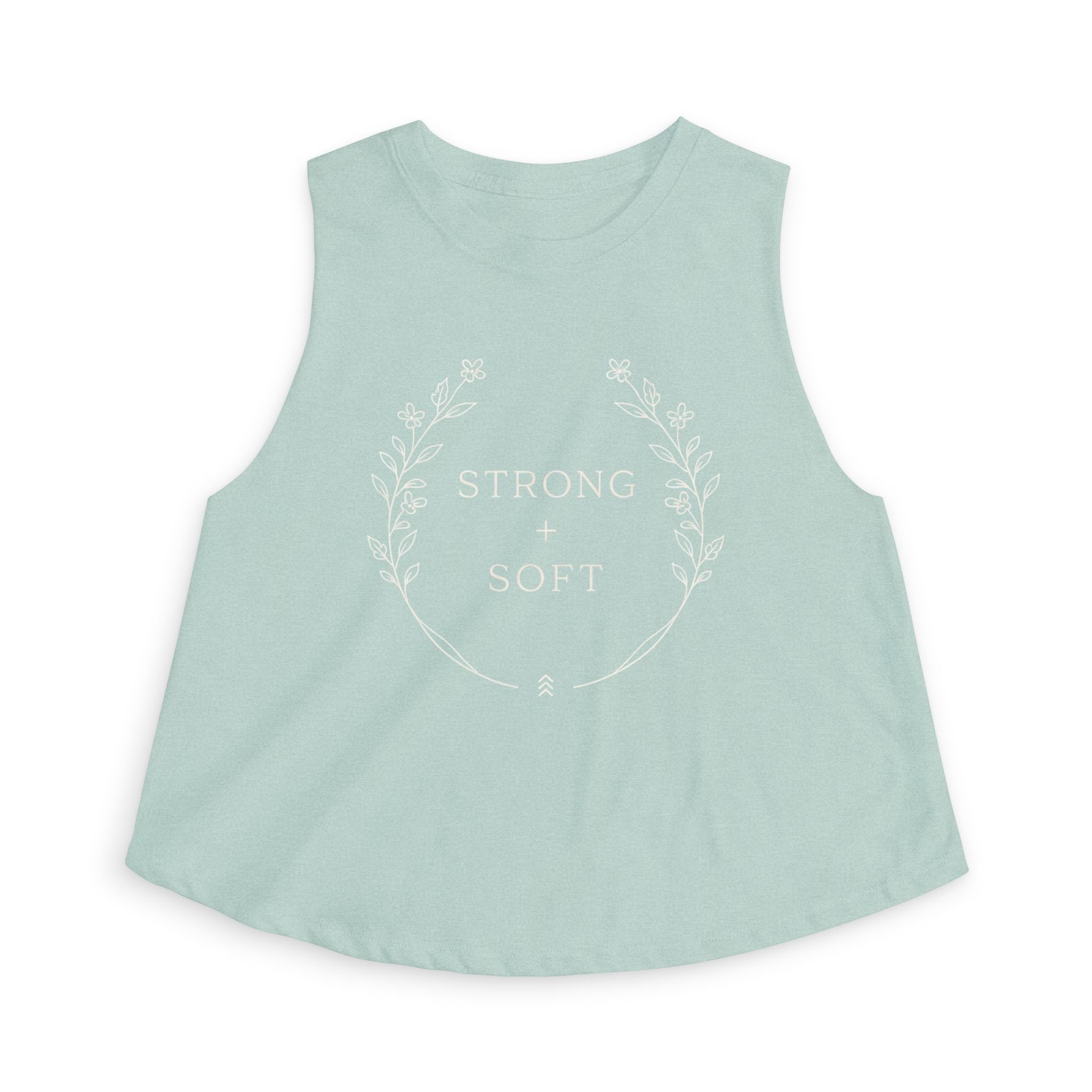 Strong & Soft Crop Top — Women's Barre Workout Tank