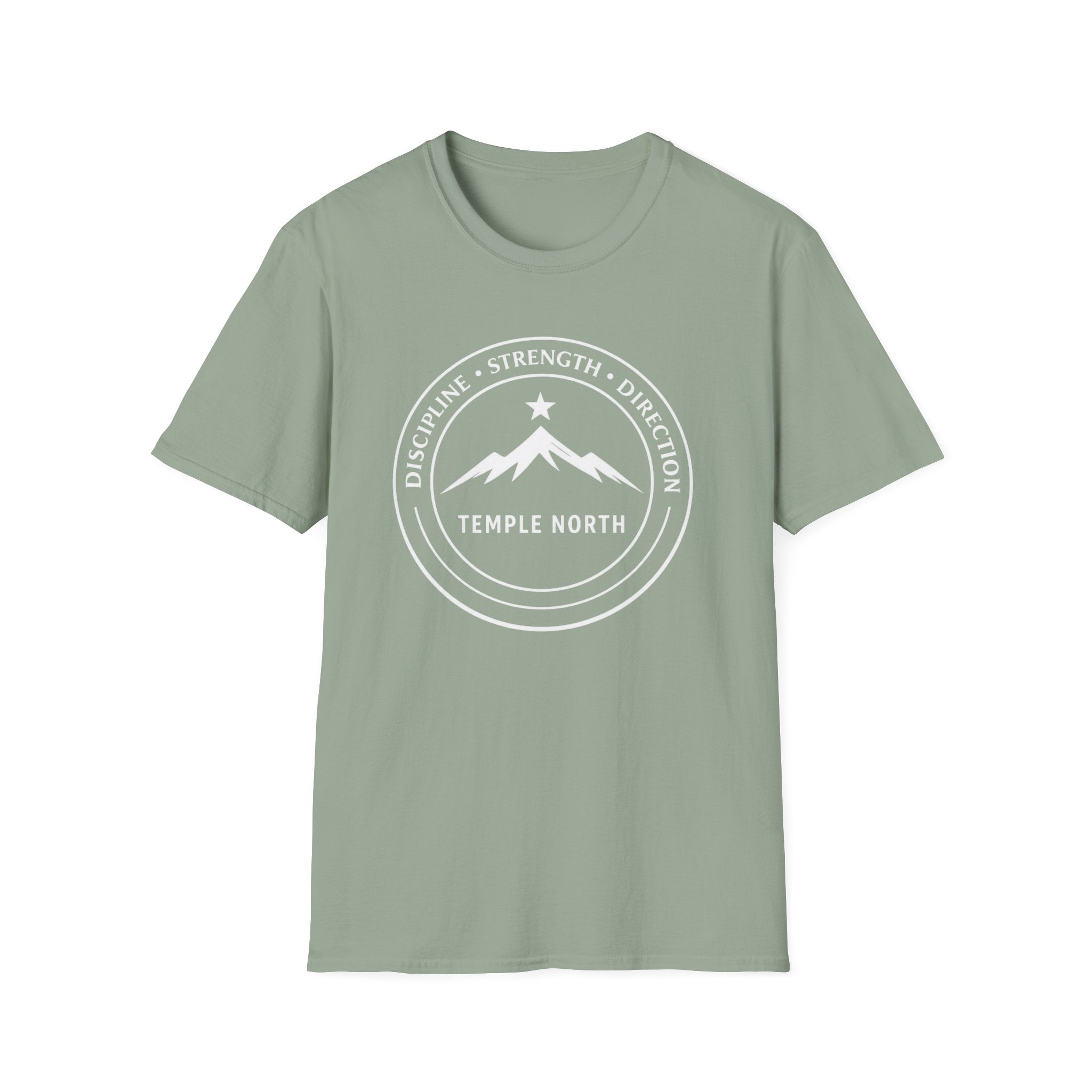 Discipline Strength Direction-Temple North (White) T-Shirt