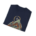 Humble Courageous Strong-Temple North (Mountain & Compass) T-Shirt