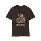 Humble Courageous Strong-Temple North (Mountain & Compass) T-Shirt