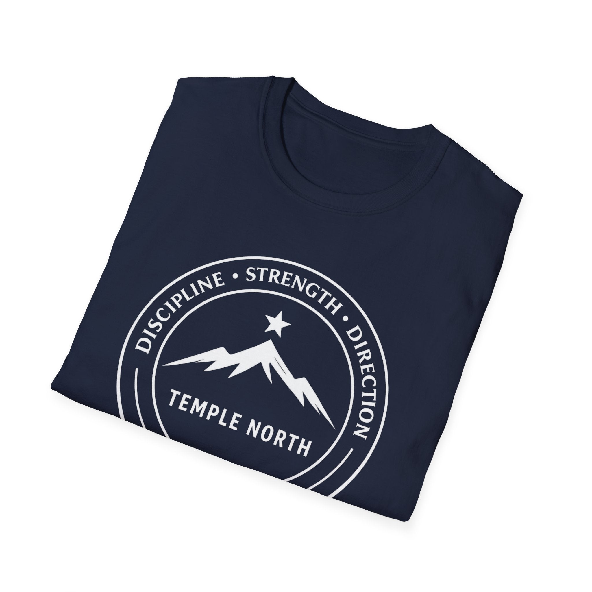 Discipline Strength Direction-Temple North (White) T-Shirt