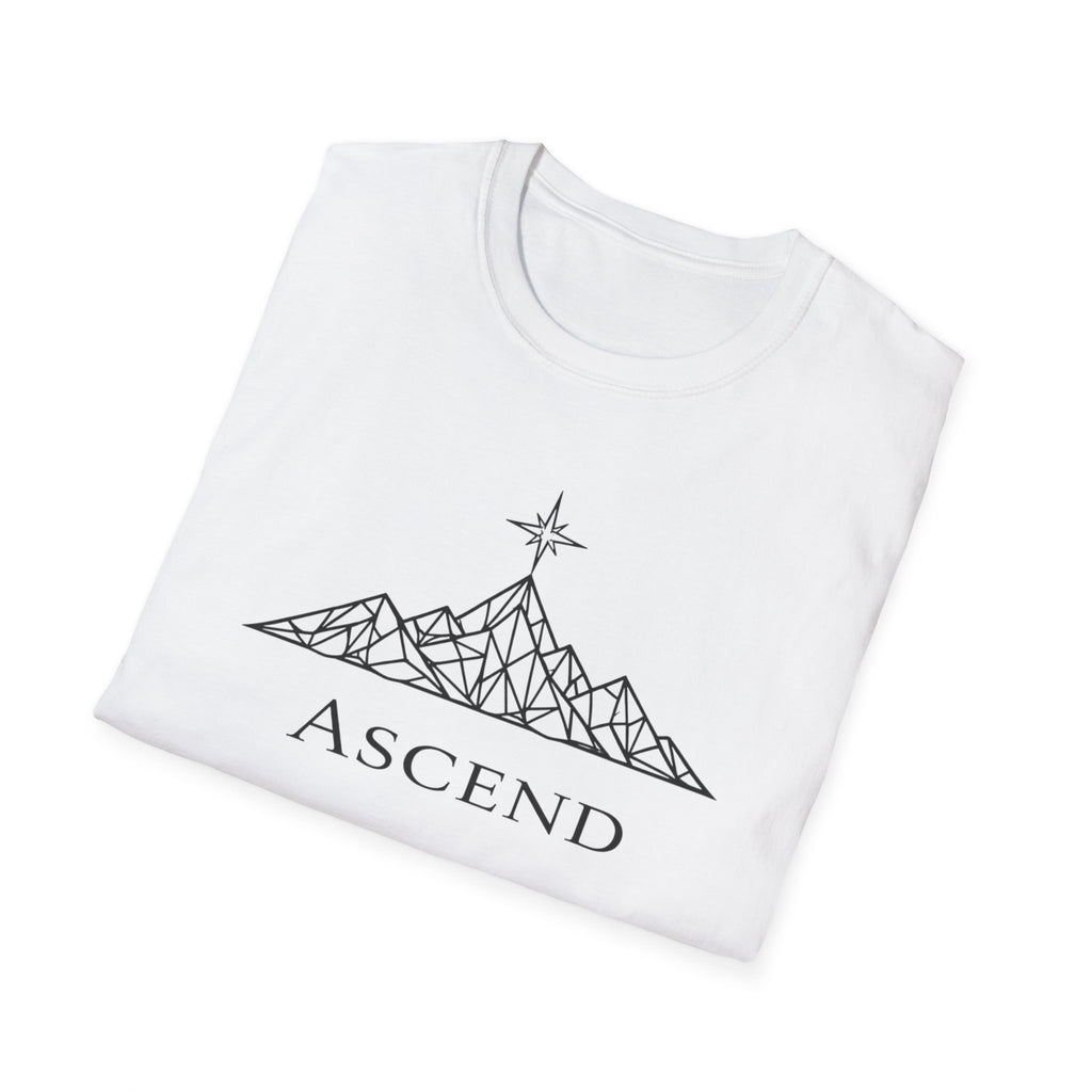 Ascend Geometric Mountain-T-Shirt