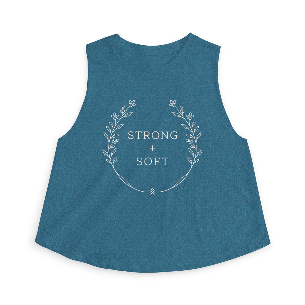 Strong & Soft Crop Top — Women's Barre Workout Tank