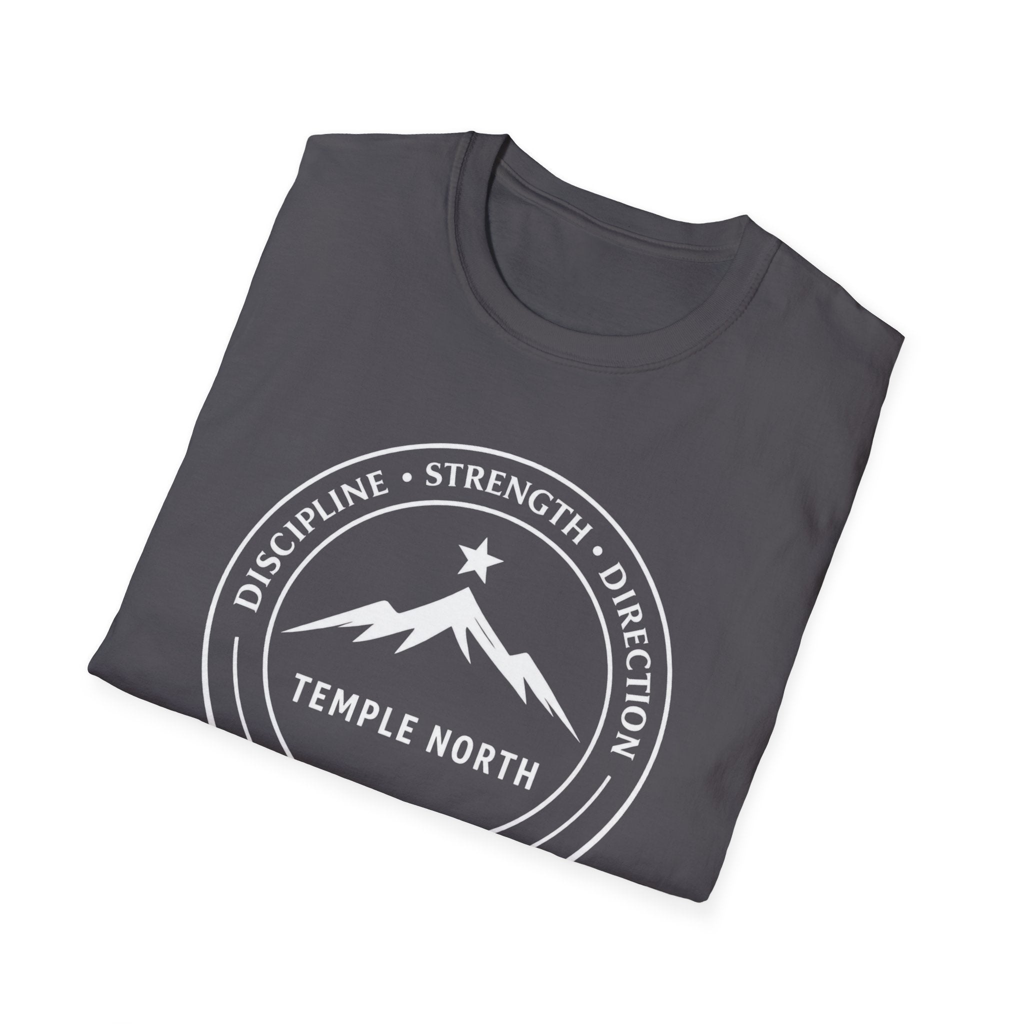 Discipline Strength Direction-Temple North (White) T-Shirt