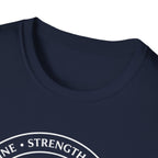 Discipline Strength Direction-Temple North (White) T-Shirt