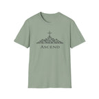 Ascend Geometric Mountain-T-Shirt