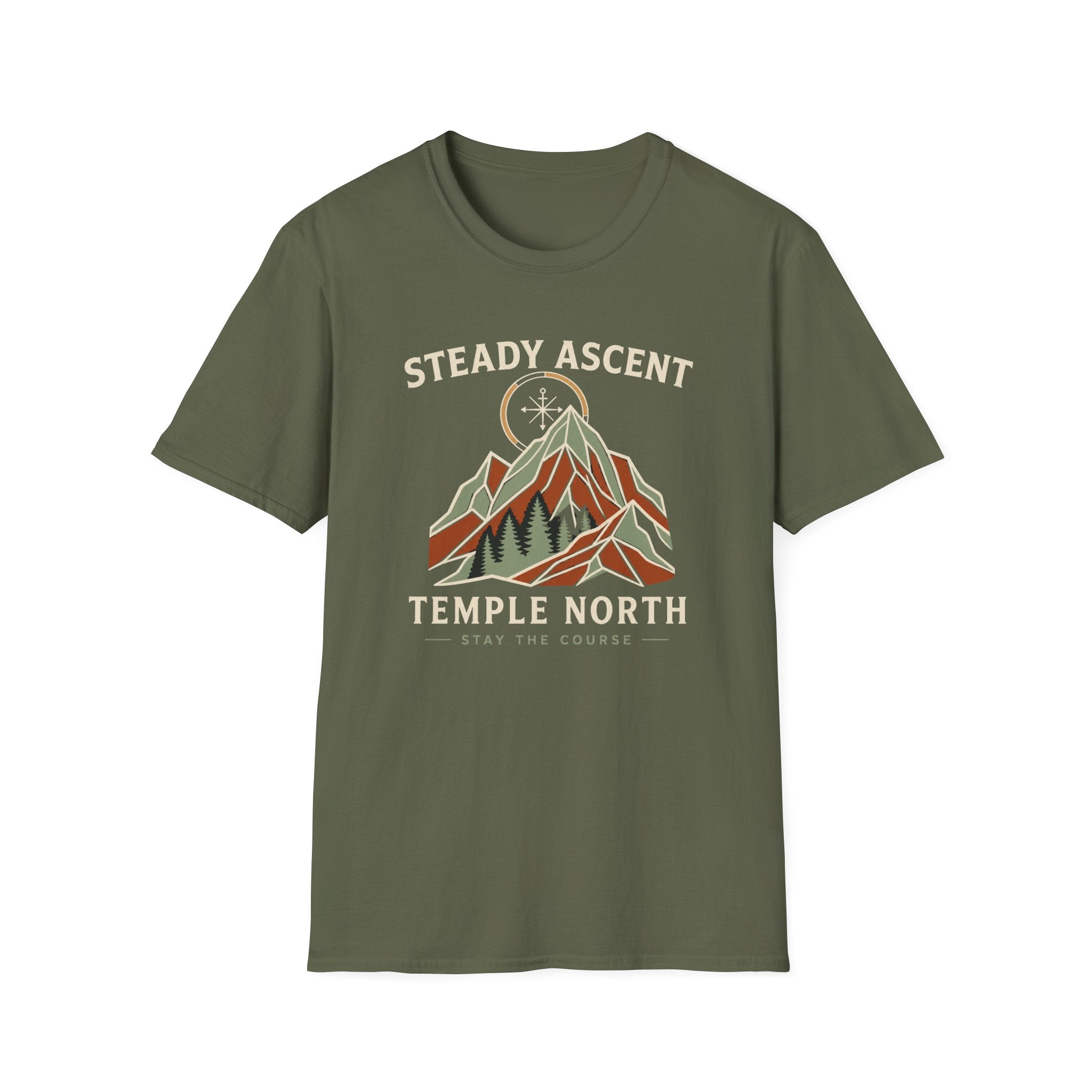 Steady Ascent-Temple North-T-Shirt