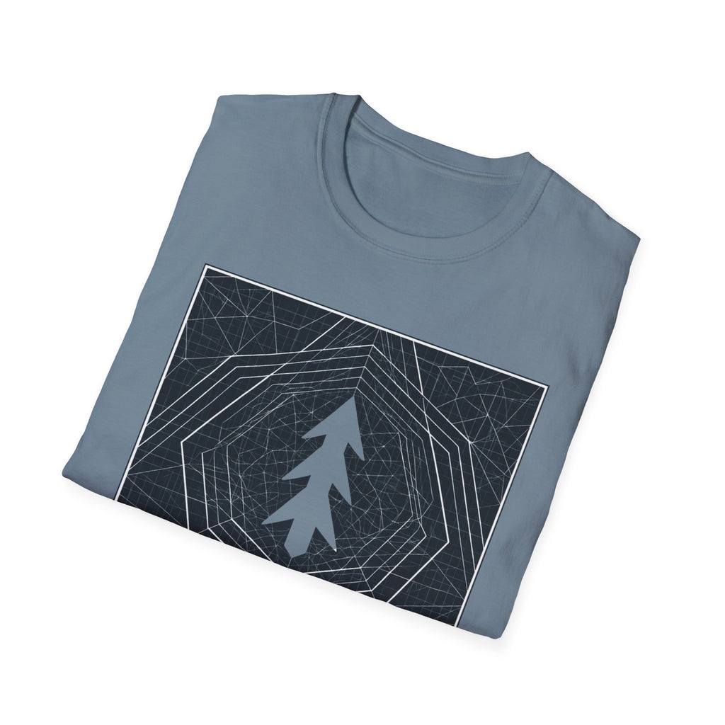 Look North Topographical-Temple North T-Shirt