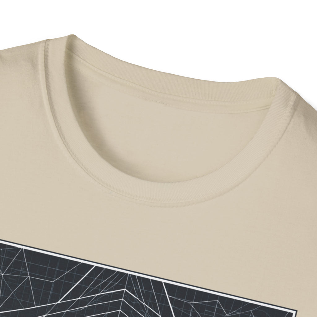 Look North Topographical-Temple North T-Shirt