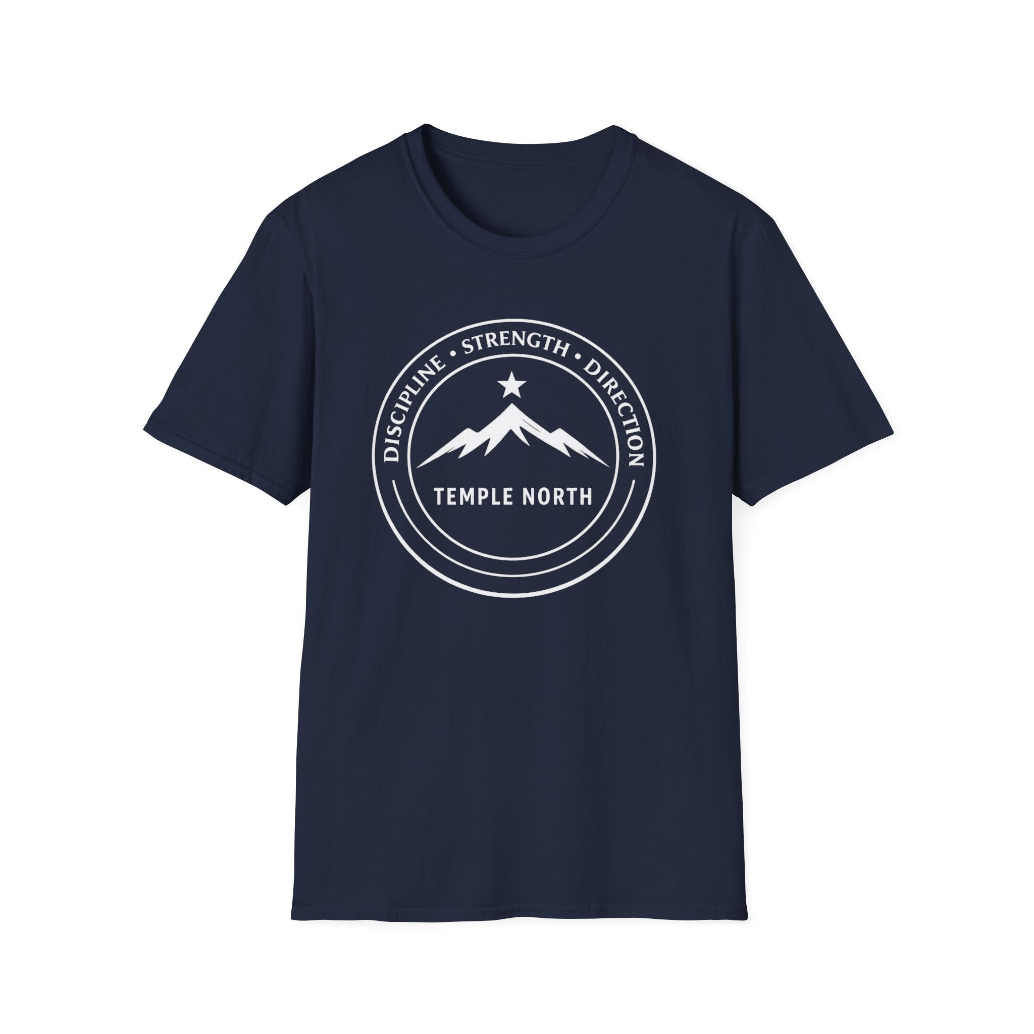 Discipline Strength Direction-Temple North (White) T-Shirt