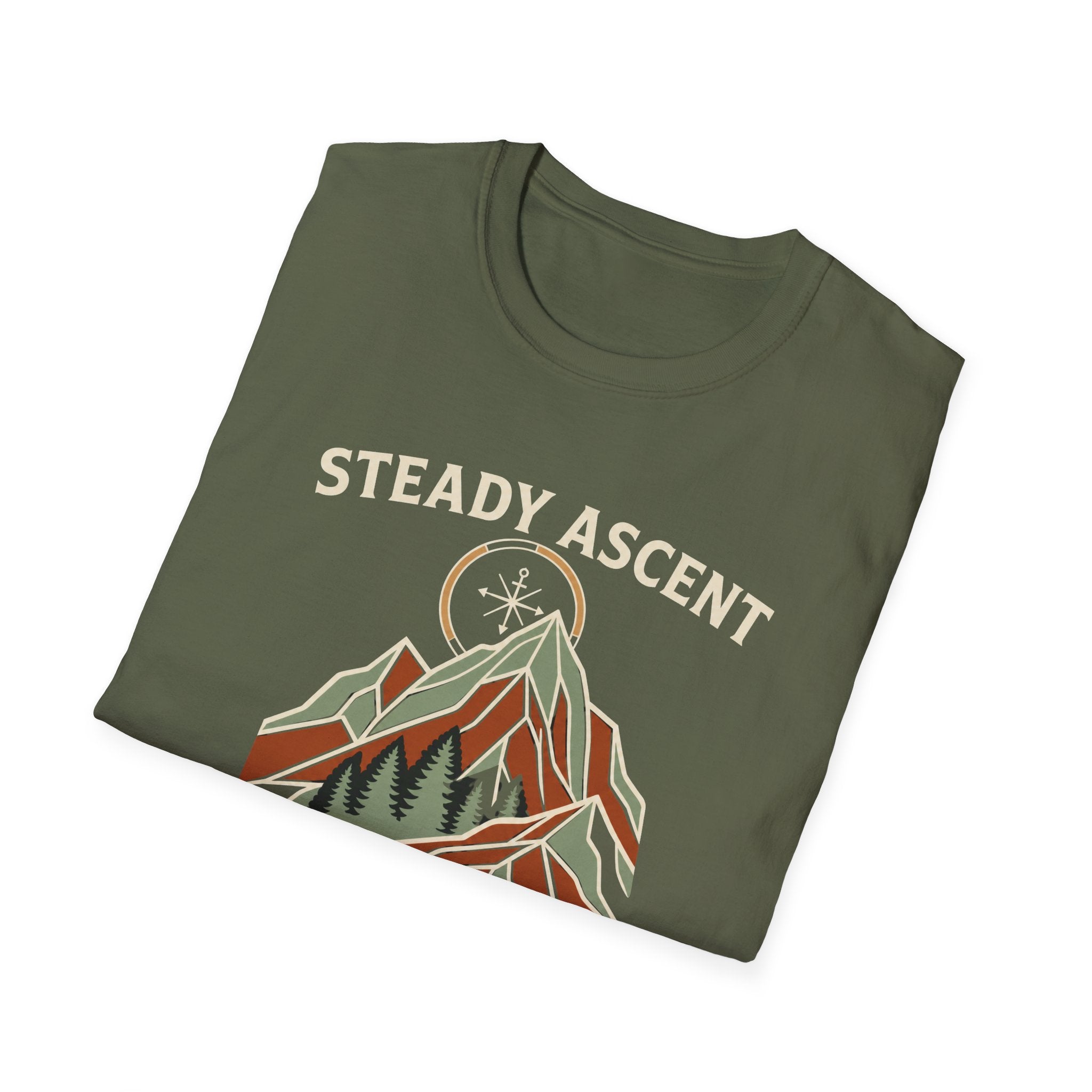 Steady Ascent-Temple North-T-Shirt