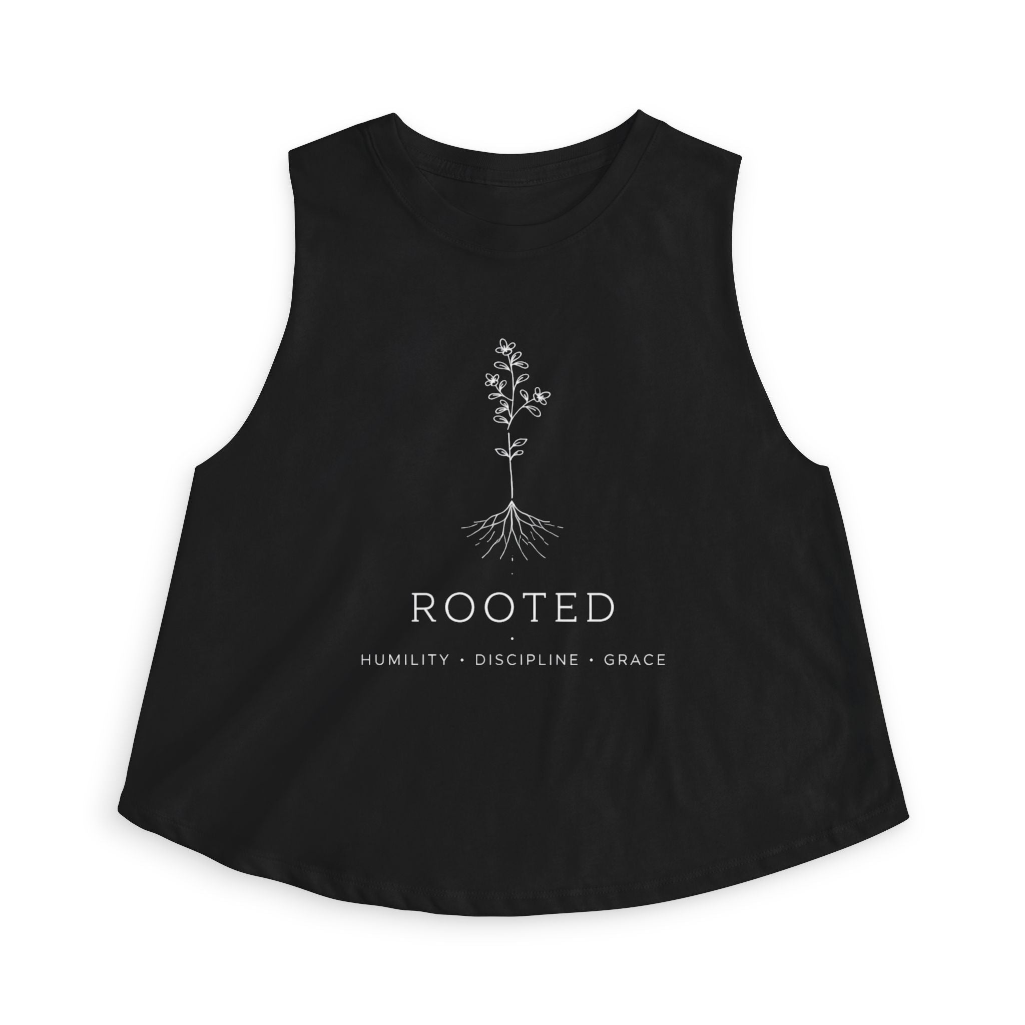 Rooted Crop Top — Women's Barre Workout Tank