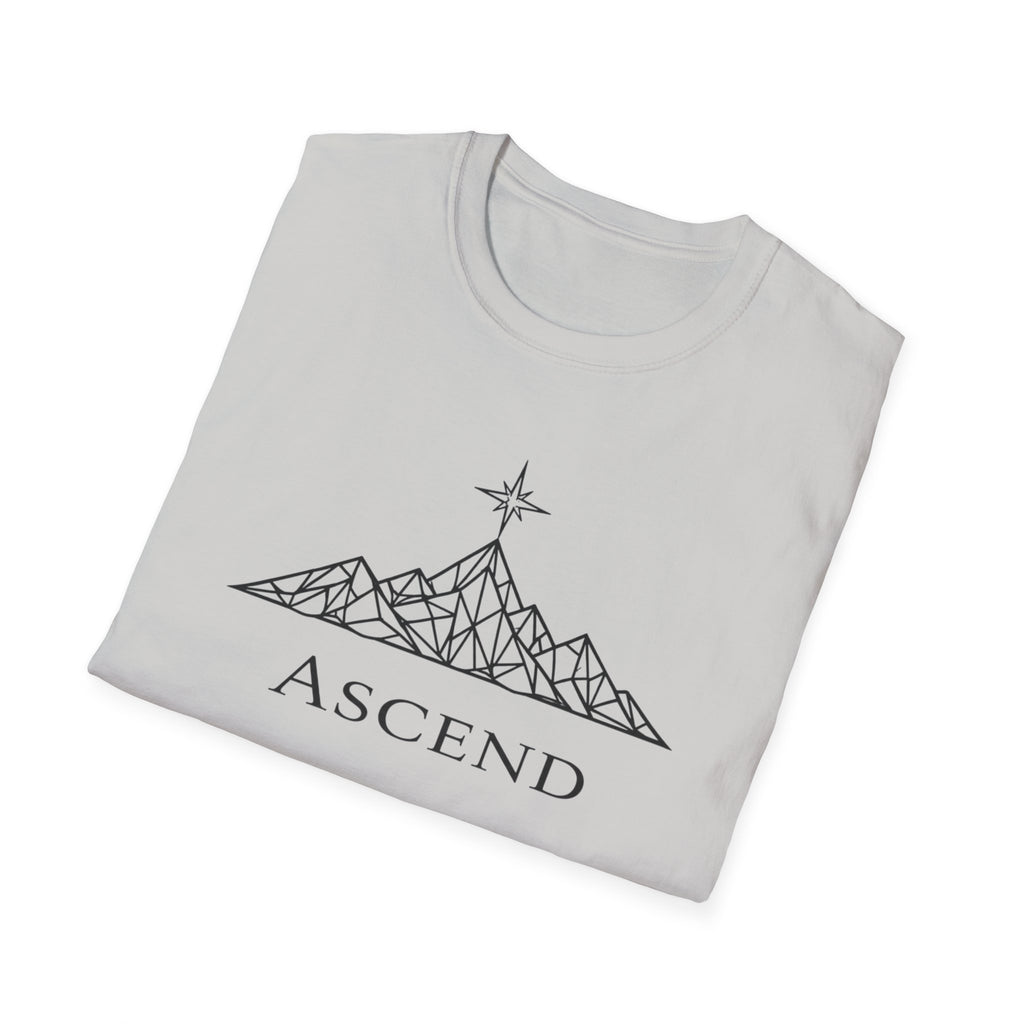 Ascend Geometric Mountain-T-Shirt