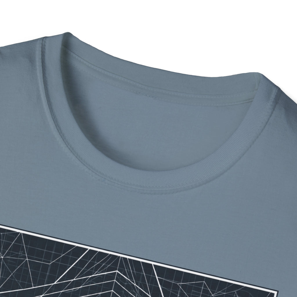 Look North Topographical-Temple North T-Shirt
