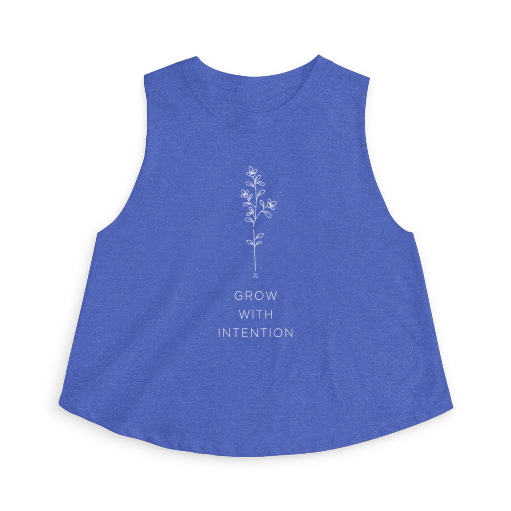 Grow With Intention Crop Top — Women's Barre Workout Tank