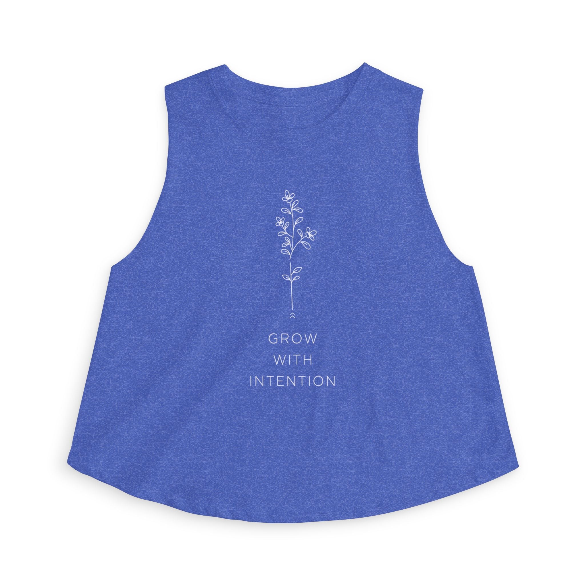 Grow With Intention Crop Top — Women's Barre Workout Tank