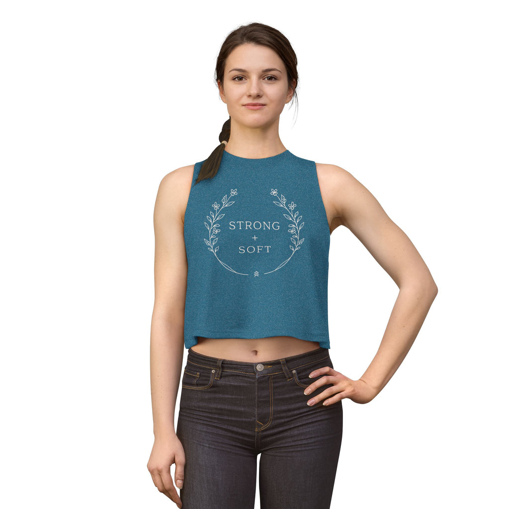 Strong & Soft Crop Top — Women's Barre Workout Tank