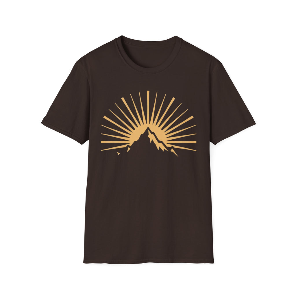 Sun and Mountain Temple North  T-Shirt