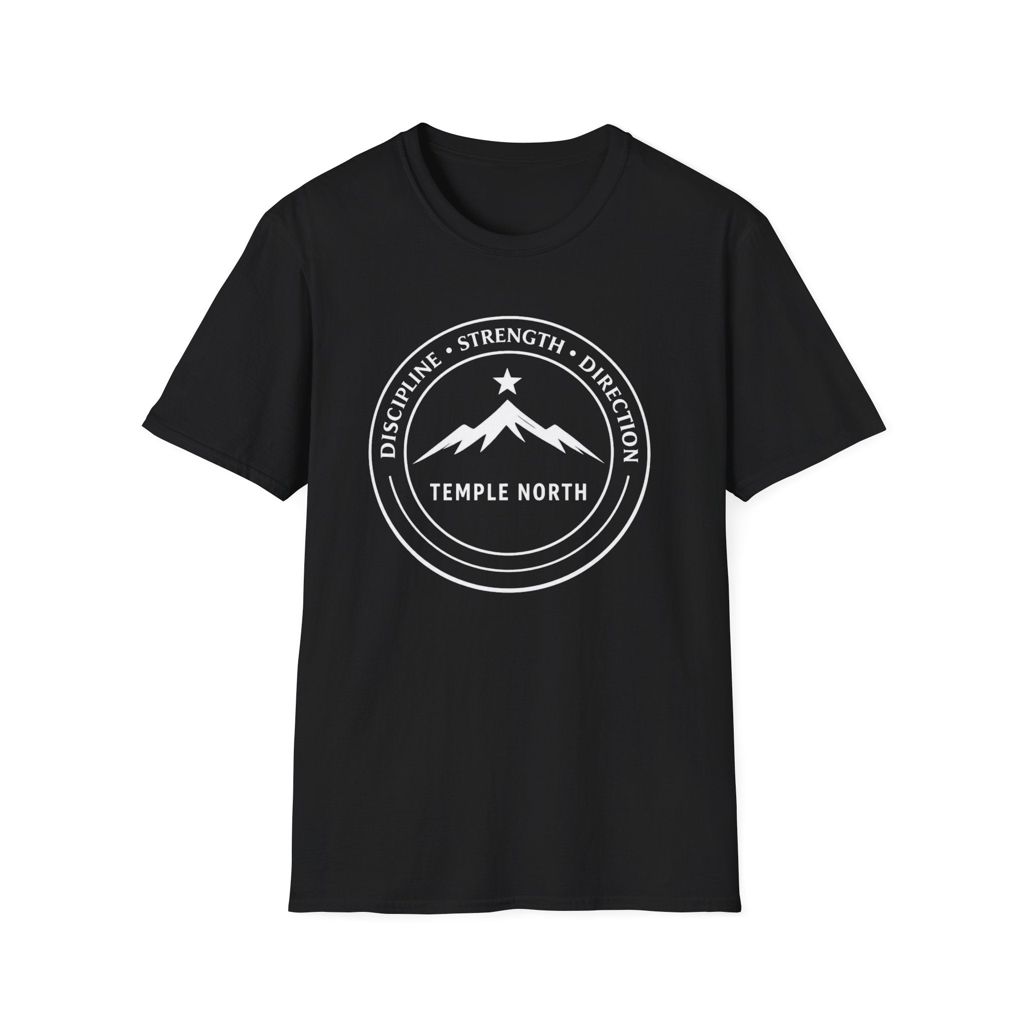 Discipline Strength Direction-Temple North (White) T-Shirt