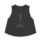 Quiet Strength Crop Top — Women's Barre Workout Tank