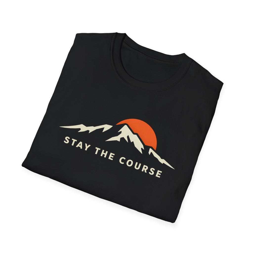 Stay The Course Mountain T-Shirt