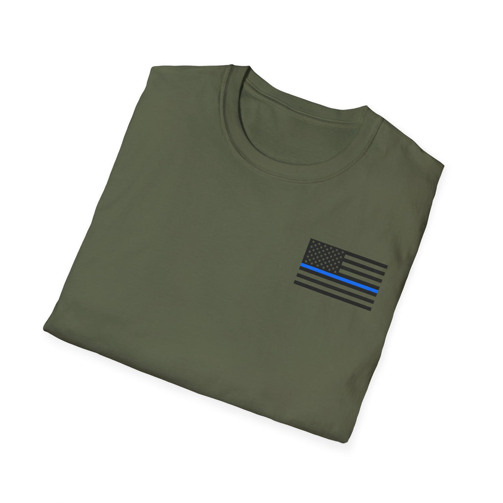 Thin Blue Line Flag  T-Shirt