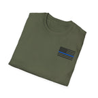Thin Blue Line Flag  T-Shirt