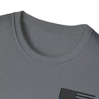 Thin Blue Line Flag  T-Shirt