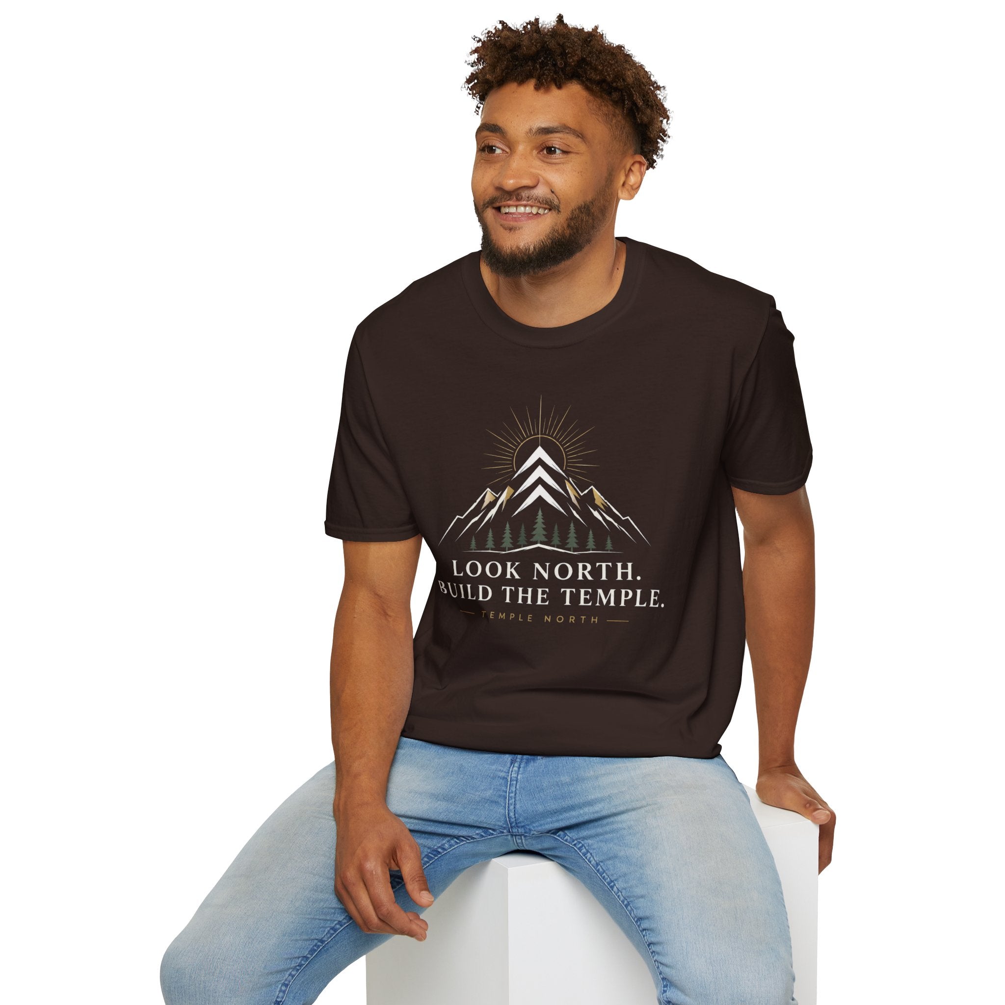 Look North. Build The Temple T-Shirt