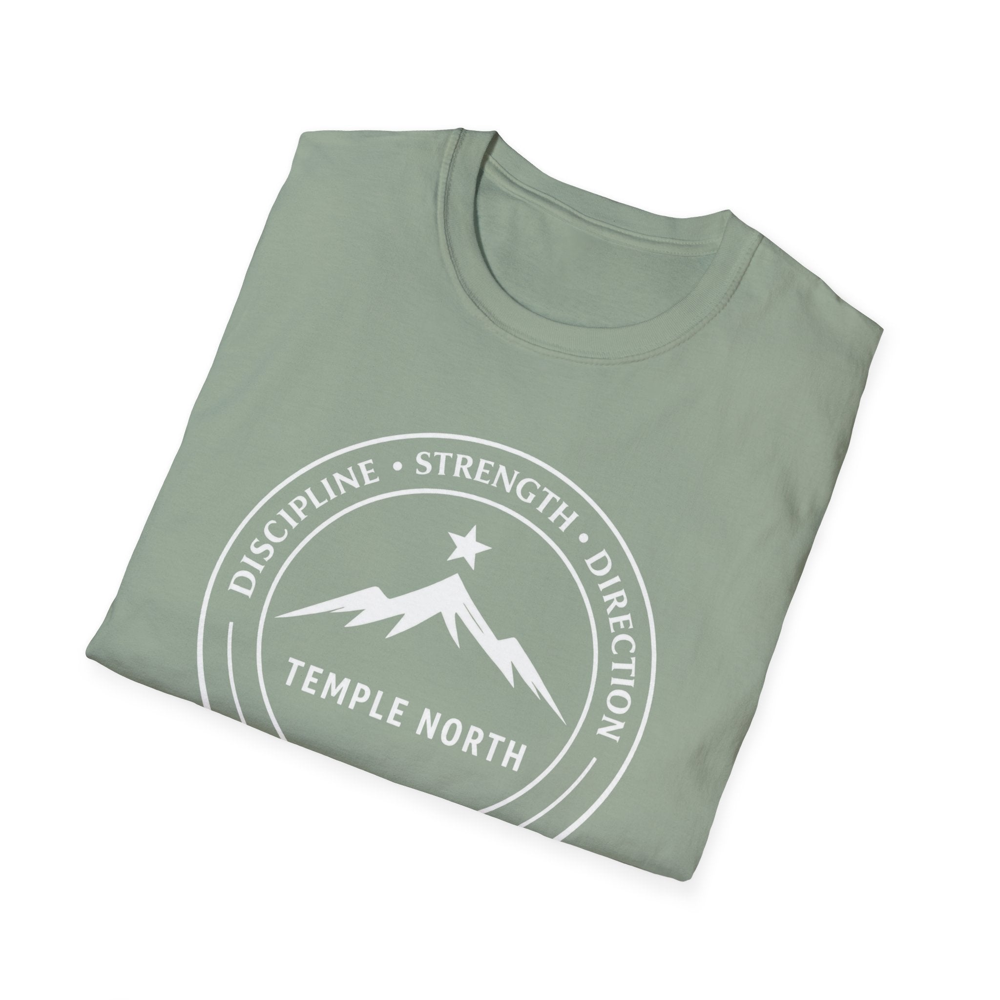 Discipline Strength Direction-Temple North (White) T-Shirt