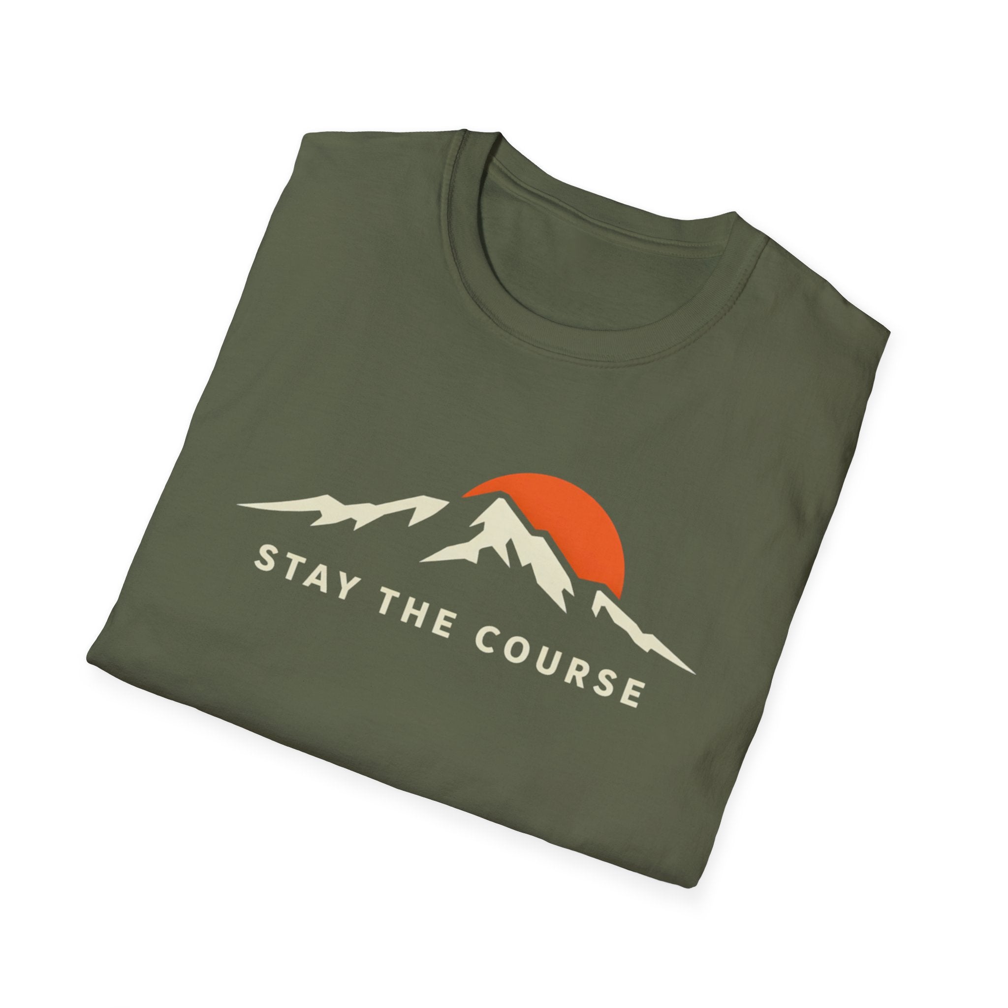 Stay The Course Mountain T-Shirt
