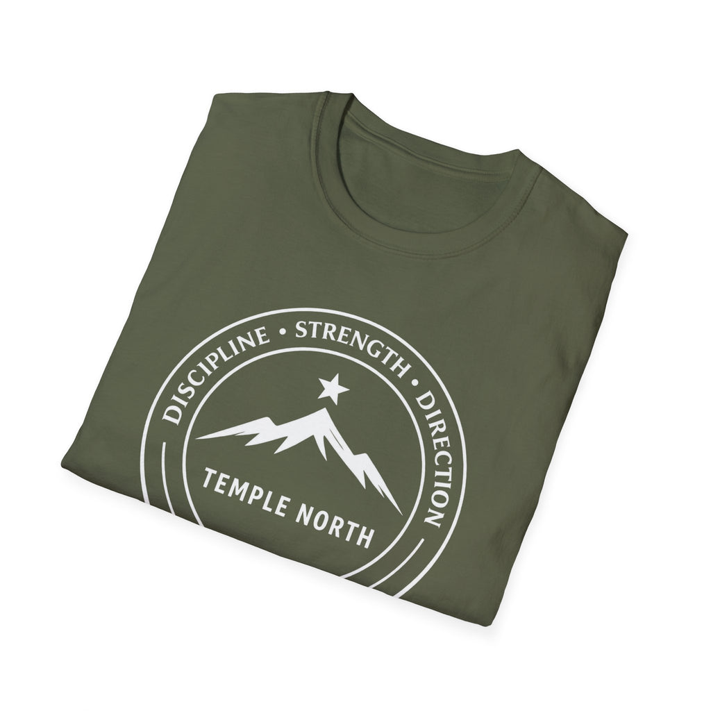 Discipline Strength Direction-Temple North (White) T-Shirt