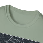 Look North Topographical-Temple North T-Shirt