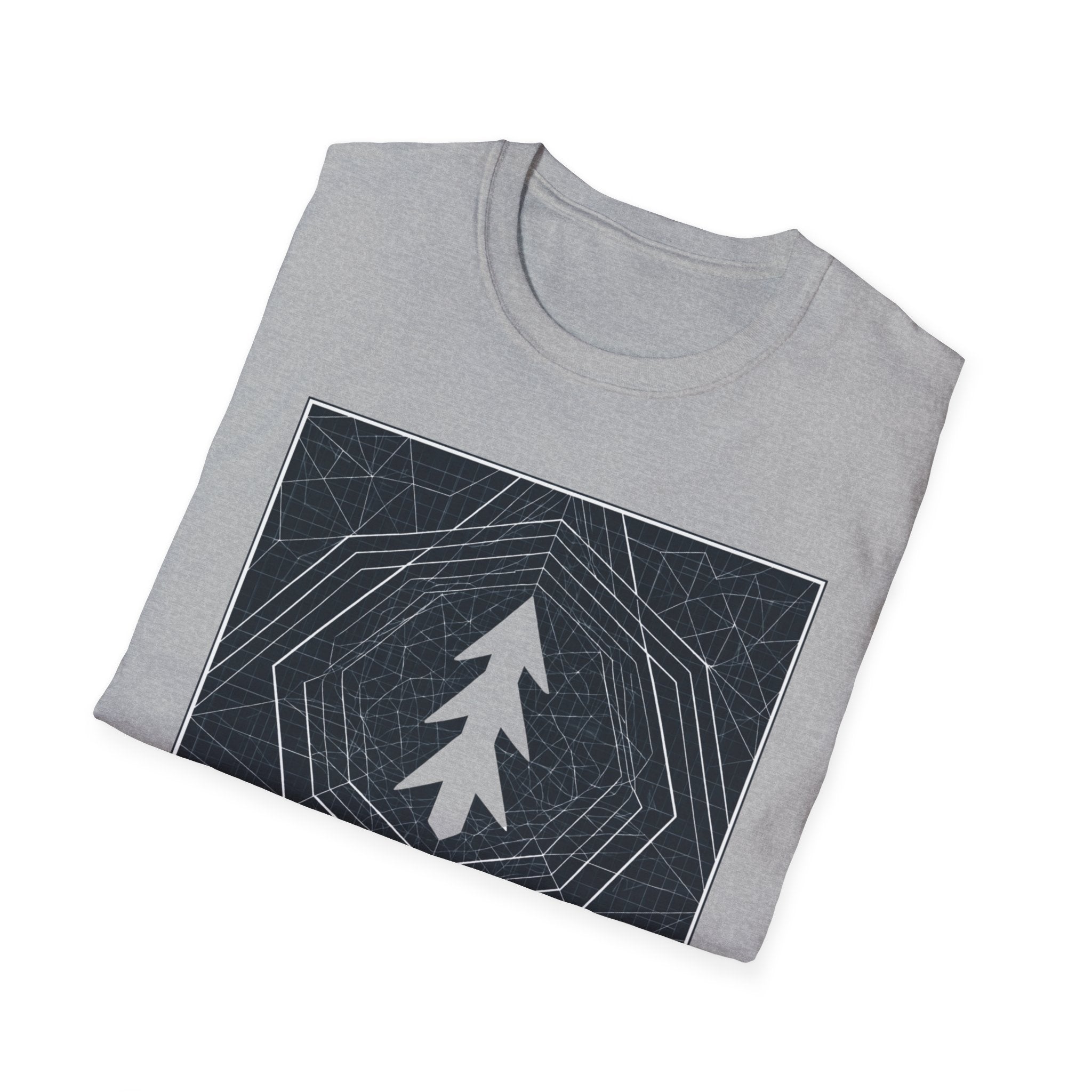 Look North Topographical-Temple North T-Shirt