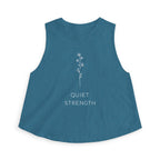 Quiet Strength Crop Top — Women's Barre Workout Tank