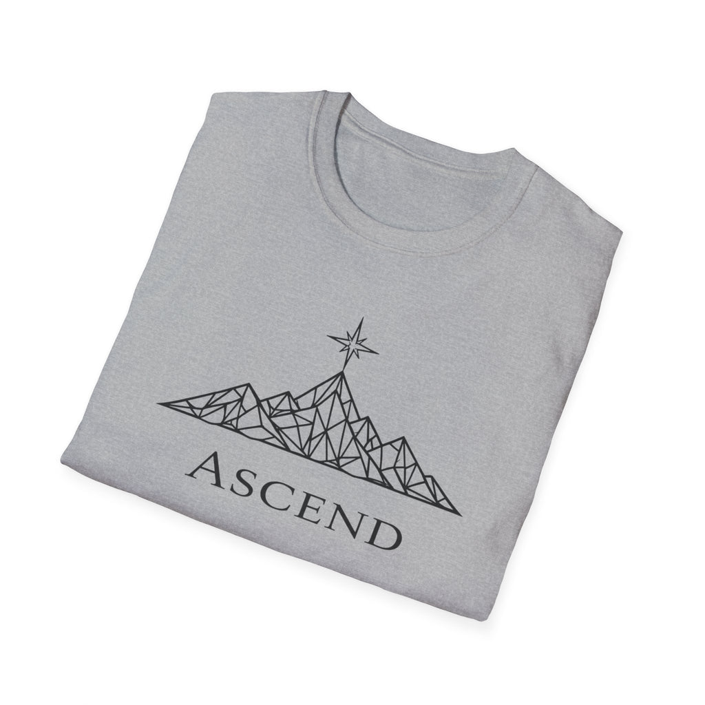 Ascend Geometric Mountain-T-Shirt