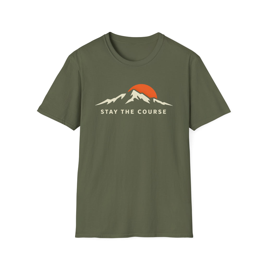 Stay The Course Mountain T-Shirt