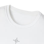 Geometric Mountain-Temple North (White) T-Shirt